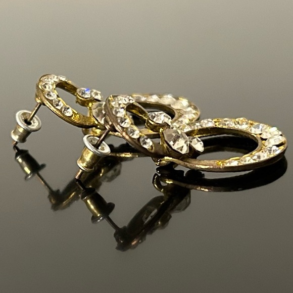 Diamond & Gold Earrings - Picture 2 of 4